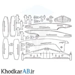 راهنمای-ساخت-پازل-سه-بعدی-چوبی-جنگنده