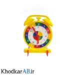 ساعت-آموزشی-پایه-دار-کد-3-زرد