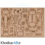 قطعات-پازل-سه-بعدی-چوبی-ماشین