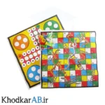 منچ-و-مارپله-پارچه-ای