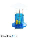 چرتکه 3 رقمی شایان رنگ آبی