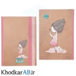 دفتر-200-برگ-ته-دوخت-70-گرم-جلد-سخت-مقوایی-ضخیم-کلاسیک-دخترانه