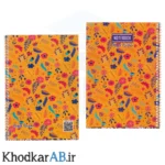 دفتر-سیمی-50-برگ-70-گرم-طلقی-طرحدار-کلاسیک-طرح-گلبرگ