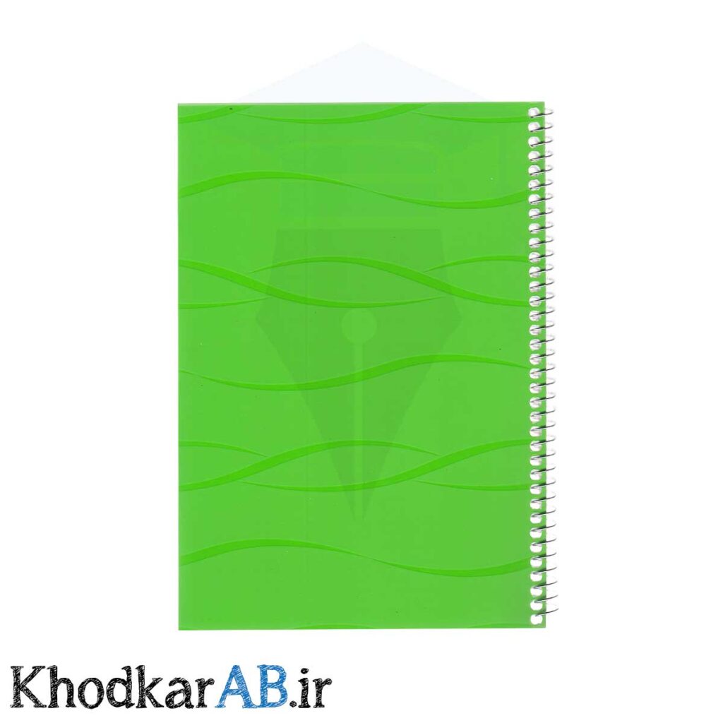 دفتر-سیمی-80-برگ-70-گرم-طلقی-ضخیم-رنگ-سبز