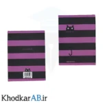 دفترچه-یادداشت-جلد-سخت-گربه-ای-بنفش