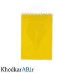 دفترچه-یادداشت-خبرنگاری-سیمی-بالابازشو-زرد