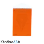 دفترچه-یادداشت-خبرنگاری-سیمی-بالابازشو-نارنجی