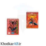 دفترچه-یادداشت-سیمی-فانتزی-جلد-سخت-مدل-مرد-عنکبوتی