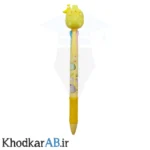 خودکار-3-رنگ-فانتزی-با-سرمدادی-زرد