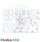 راهنمای ساخت پازل چوبی 3 بعدی طرح کلبه جنگلی