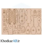 پازل چوبی 3 بعدی تانک