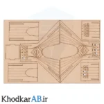 پازل چوبی 3 بعدی طرح برج آزادی