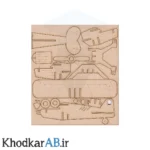 پازل چوبی 3 بعدی طرح هواپیما ملخی
