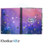 کلاسور کارن فانتزی 26 حلقه طرح گلکسی دخترانه