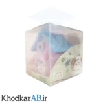 تراش رومیزی فانتزی طرح خانه کد 7811 صورتی آبی