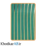 کاغذ کادو طلاکوب رنگ سبز سلطنتی ابعاد 50 در 70