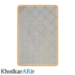 کاغذ کادو طلاکوب طوسی روشن ابعاد 50 در 70