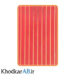 کاغذ کادو طلاکوب قرمز ابعاد 50 در 70