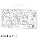راهنمای ساخت پازل چوبی 3 بعدی هلیکوپتر آپاچی