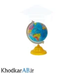 کره جغرافیایی سایز 10 پایه زرد
