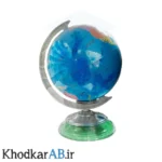 کره جغرافیایی سایز 23 پایه فلز پلاستیک سبز