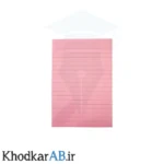 استیکی نوت خطدار پشت چسبدار سایز 10 در14.5 بسته 100 برگ