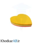 استیکی-نوت-طرحدار-مدل-قلب-100-برگ
