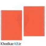 دفتر-زبان-سیمی-3-خط-50-برگ-70-گرم-جلد-طلقی-رنگی-نارنجی
