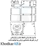 راهنمای-ساخت-پازل-سه-بعدی-چوبی-جامدادی-باب-اسفنجی
