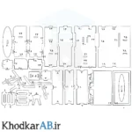 راهنمای-ساخت-پازل-سه-بعدی-چوبی-سالن-پذیرایی