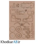قطعات-پازل-سه-بعدی-چوبی-تراکتور