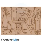 قطعات-پازل-سه-بعدی-چوبی-هلیکوپتر
