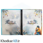 کلاسور-26-حلقه-فانتزی-کارن-جلد-سخت-با-یدک-100-برگ-طرح-دختر-و-سگ