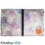 کلاسور-26-حلقه-فانتزی-کارن-جلد-سخت-با-یدک-100-برگ-طرح-کهکشانی