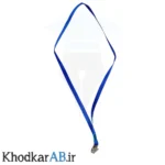 بند-کارت-آویز-گردن-با-گیره-فلزی-رنگ-آبی-کاربنی