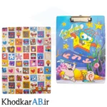 تخته-شاسی-فانتزی-چوبی-سایز-آ4-پویش-طرح-باب-اسفنجی