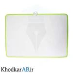 تخته-وایتبرد-دو-طرفه-بزرگ-با-آویز-فلزی-سبز