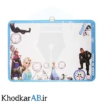 تخته-وایتبرد-دو-طرفه-بزرگ-با-آویز-فلزی-طرح-فروزن