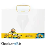 تخته-وایتبرد-دو-طرفه-چوبی-ام-دی-اف-تمرگ-با-تخته-پاک‌کن-و-ماژیک-وایت-برد-مینیون-ها