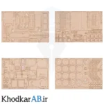 قطعات پازل چوبی 3 بعدی کامیون مزرعه