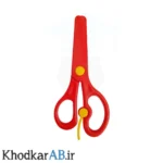 قیچی-پلاستیکی-مهد-کودک-رنگ-قرمز