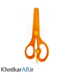 قیچی-پلاستیکی-مهد-کودک-رنگ-نارنجی