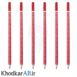 مداد-روزنامه-ای-قرمز-سعید-بسته-6-عددی