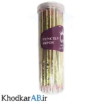 مداد-های-ام-کیو-طلایی-پاکن-دار-بسته-48-عددی