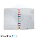 دفتر دکمه ای 100 برگ جلد سخت سویل