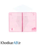 داخل دفترچه یادداشت بالشتی برگه های صورتی