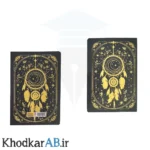 دفتر ته چسب 50 برگ طرح گلکسی سویل جلد مشکی 1