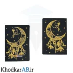 دفتر ته چسب 50 برگ طرح گلکسی سویل جلد مشکی 2