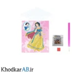 نقاشی الماسی ورقی طرح سفید برفی