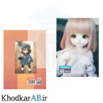 دفتر خطدار منگنه ای 40 برگ دولتی طرح دخترانه